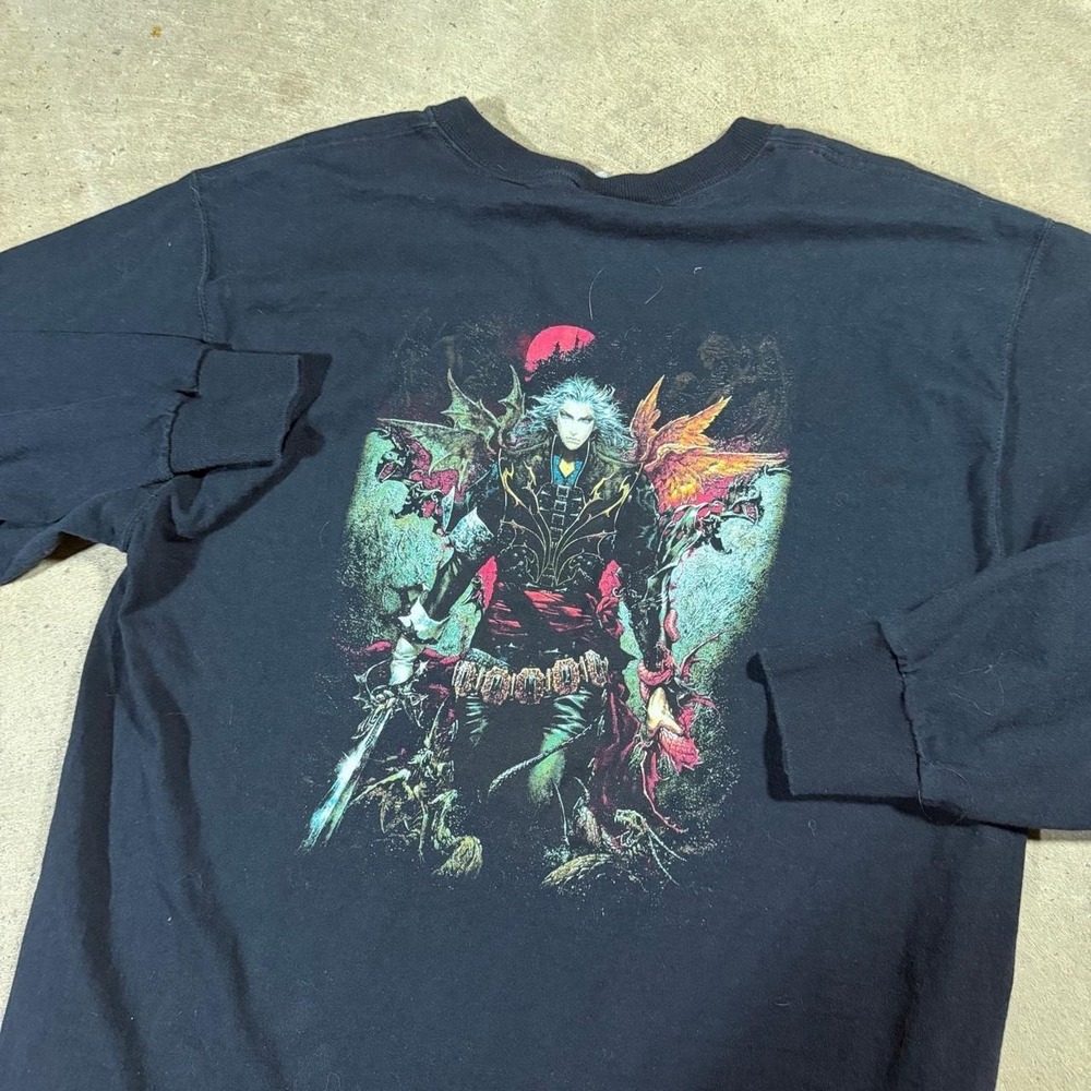 grail castlevania late 90s early 2000s promo long sleeve konami video game shirt - Picture 4 of 6